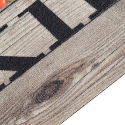 Köksmatta maskintvättbar cooking grå 60x180 cm sammet