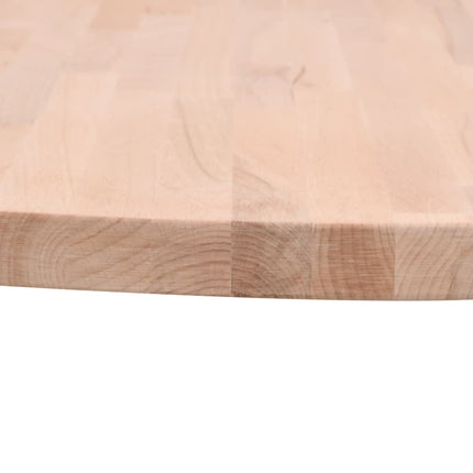 Bordsskiva Ø70x1,5 cm rund massivt bokträ
