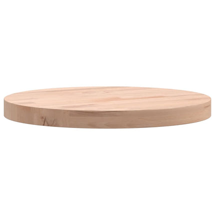 Bordsskiva Ø30x2,5 cm rund massivt bokträ