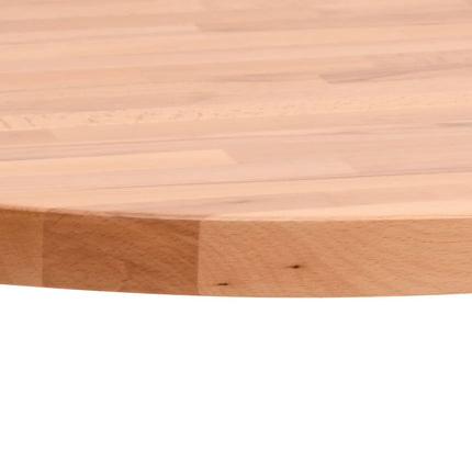 Bordsskiva Ø50x1,5 cm rund massivt bokträ