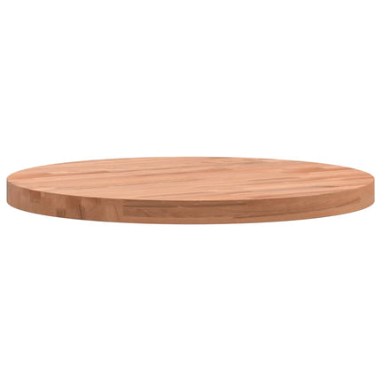 Bordsskiva Ø40x2,5 cm rund massivt bokträ