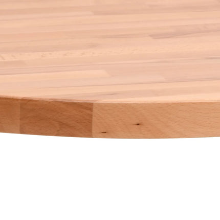 Bordsskiva Ø30x4 cm rund massivt bokträ
