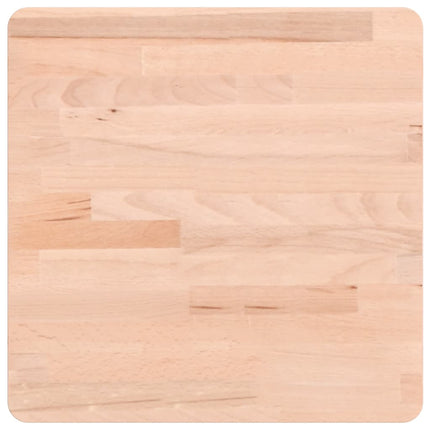Bordsskiva 40x40x1,5 cm fyrkantig massivt bokträ