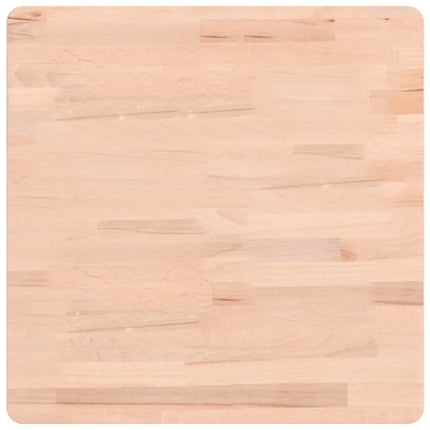 Bordsskiva 50x50x1,5 cm fyrkantig massivt bokträ