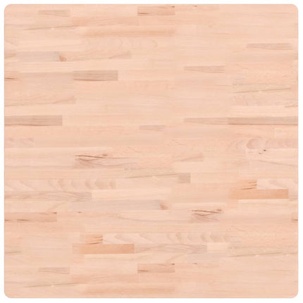 Bordsskiva 80x80x1,5 cm fyrkantig massivt bokträ