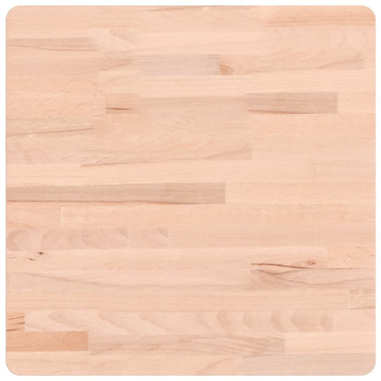 Bordsskiva 50x50x2,5 cm fyrkantig massivt bokträ