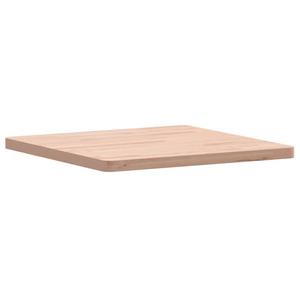 Bordsskiva 50x50x2,5 cm fyrkantig massivt bokträ