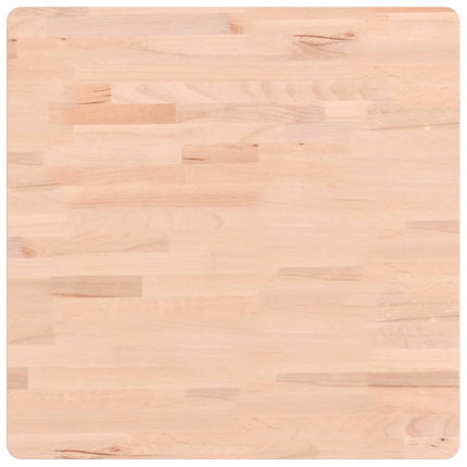 Bordsskiva 60x60x2,5 cm fyrkantig massivt bokträ