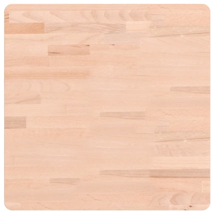 Bordsskiva 50x50x4 cm fyrkantig massivt bokträ