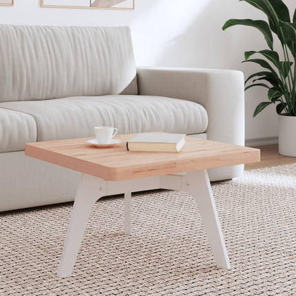 Bordsskiva 60x60x4 cm fyrkantig massivt bokträ