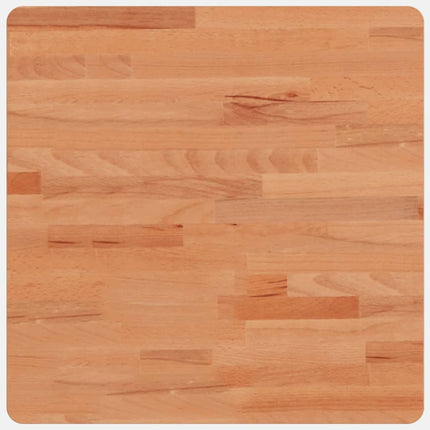 Bordsskiva 50x50x1,5 cm fyrkantig massivt bokträ