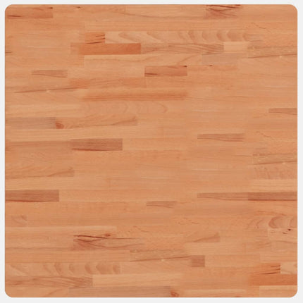 Bordsskiva 70x70x1,5 cm fyrkantig massivt bokträ