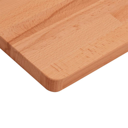 Bordsskiva 70x70x1,5 cm fyrkantig massivt bokträ
