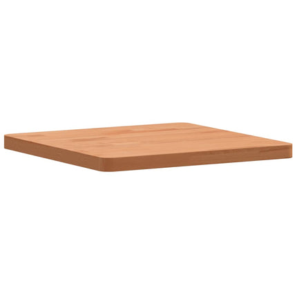 Bordsskiva 40x40x2,5 cm fyrkantig massivt bokträ