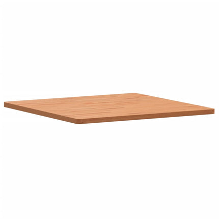 Bordsskiva 80x80x2,5 cm fyrkantig massivt bokträ