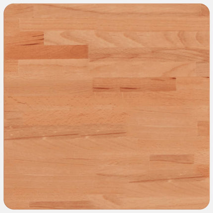 Bordsskiva 40x40x4 cm fyrkantig massivt bokträ