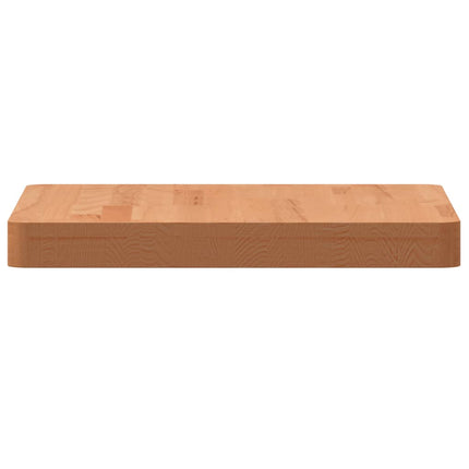 Bordsskiva 40x40x4 cm fyrkantig massivt bokträ