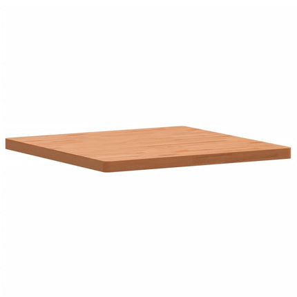 Bordsskiva 80x80x4 cm fyrkantig massivt bokträ