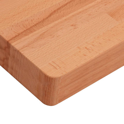Bordsskiva 90x90x4 cm fyrkantig massivt bokträ