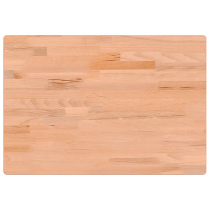 Bordsskiva 80x55x2,5 cm massivt bokträ
