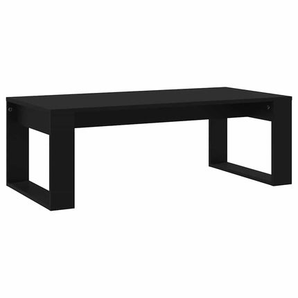 Soffbord svart 102x50x35 cm konstruerat trä
