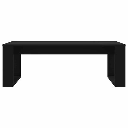 Soffbord svart 102x50x35 cm konstruerat trä