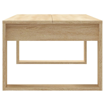 Soffbord sonoma-ek 102x50x35 cm konstruerat trä