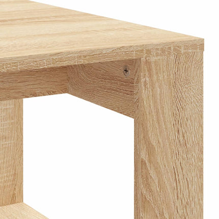 Soffbord sonoma-ek 102x50x35 cm konstruerat trä