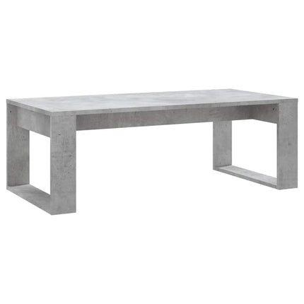 Soffbord betonggrå 102x50x35 cm konstruerat trä