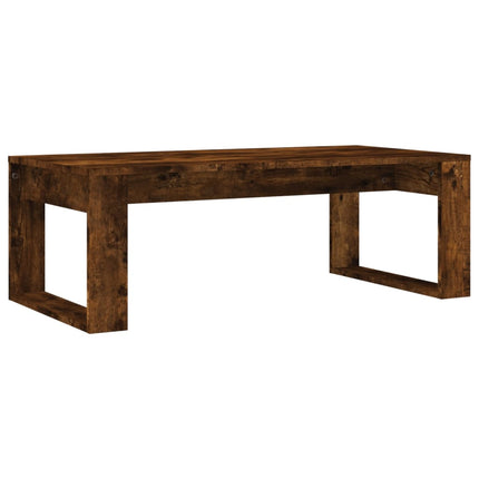 Soffbord rökfärgad ek 102x50x35 cm konstruerat trä