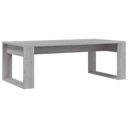 Soffbord grå sonoma 102x50x35 cm konstruerat trä