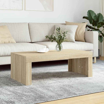 Soffbord sonoma-ek 102x50x36 cm konstruerat trä