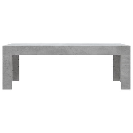 Soffbord betonggrå 102x50x36 cm konstruerat trä
