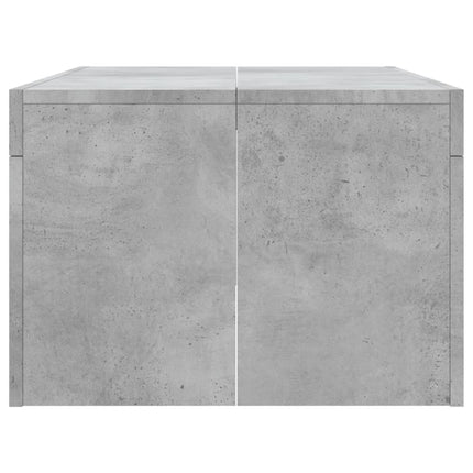 Soffbord betonggrå 102x50x36 cm konstruerat trä