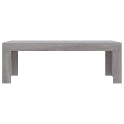 Soffbord grå sonoma 102x50x36 cm konstruerat trä