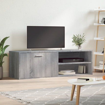 Tv-bänk grå sonoma 120x34x37 cm konstruerat trä