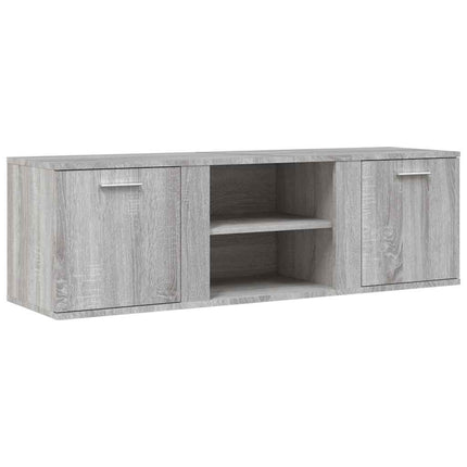 Tv-bänk grå sonoma 120x34x37 cm konstruerat trä