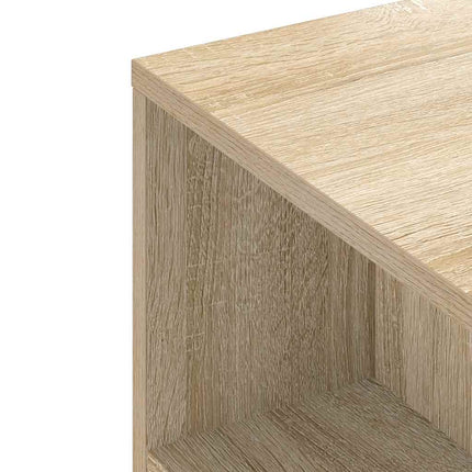 Tv-bänk sonoma-ek 102x34,5x43 cm konstruerat trä