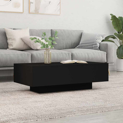 Soffbord svart 100x49,5x31 cm konstruerat trä
