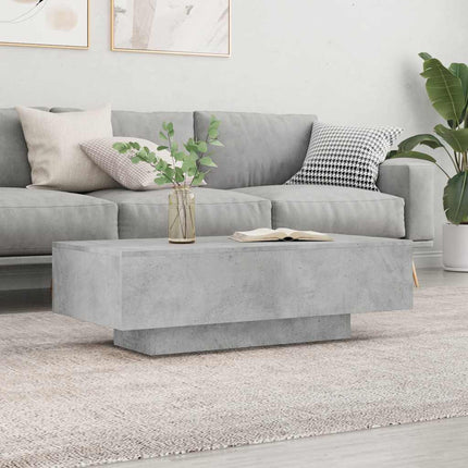 Soffbord betonggrå 100x49,5x31 cm konstruerat trä