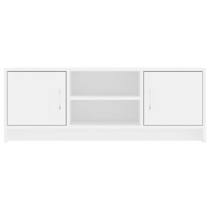 Tv-bänk vit 102x30x37,5 cm konstruerat trä