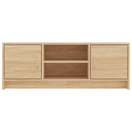 Tv-bänk sonoma ek 102x30x37,5 cm konstruerat trä