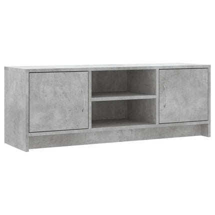 Tv-bänk betonggrå 102x30x37,5 cm konstruerat trä