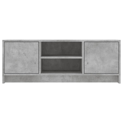 Tv-bänk betonggrå 102x30x37,5 cm konstruerat trä
