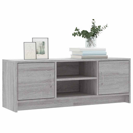 Tv-bänk grå sonoma 102x30x37,5 cm konstruerat trä