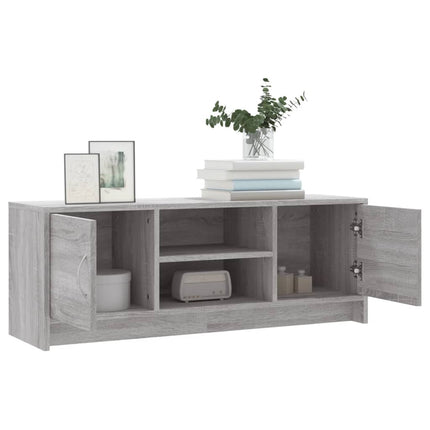 Tv-bänk grå sonoma 102x30x37,5 cm konstruerat trä