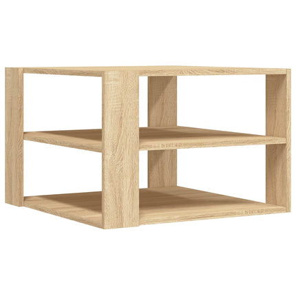 Soffbord sonoma-ek 58x58x40 cm konstruerat trä