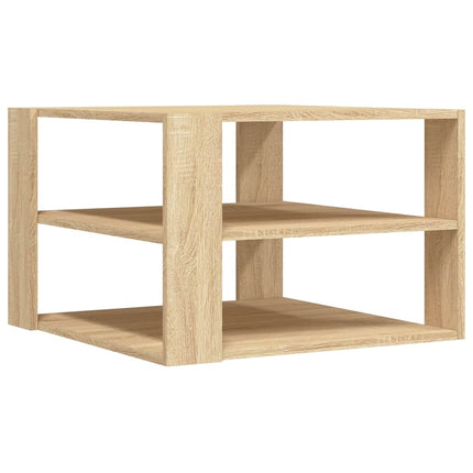 Soffbord sonoma-ek 58x58x40 cm konstruerat trä