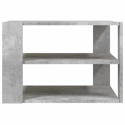 Soffbord betonggrå 58x58x40 cm konstruerat trä