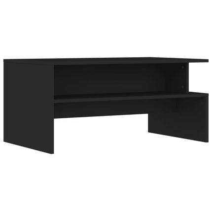 Soffbord svart 90x55x42,5 cm konstruerat trä